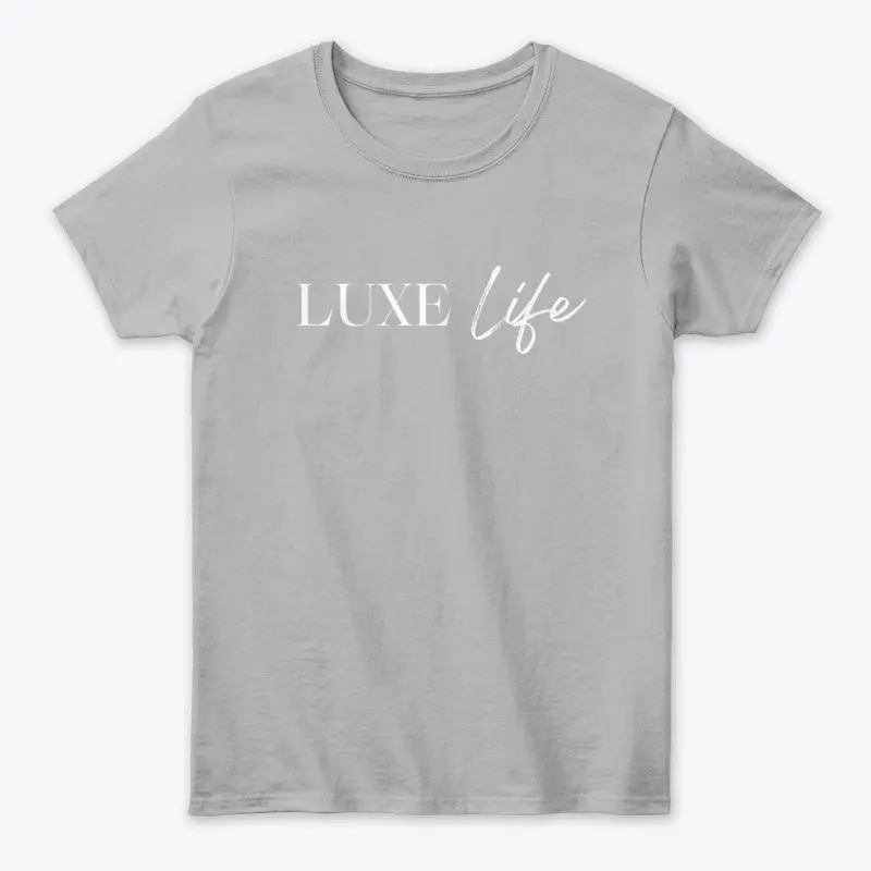 LUXE Life White Logo Collection